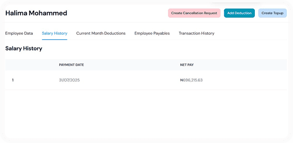 Income & Salary Validation
